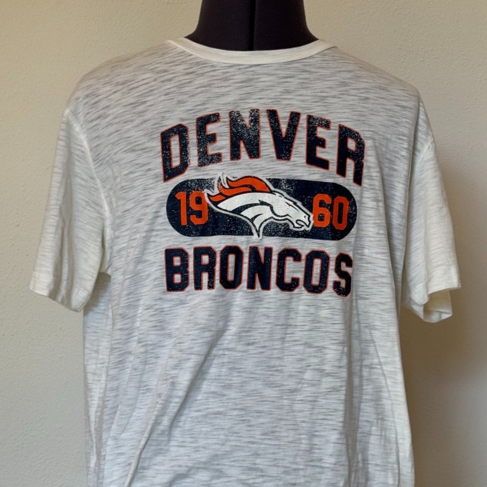 White Broncos Tee - Men - XL